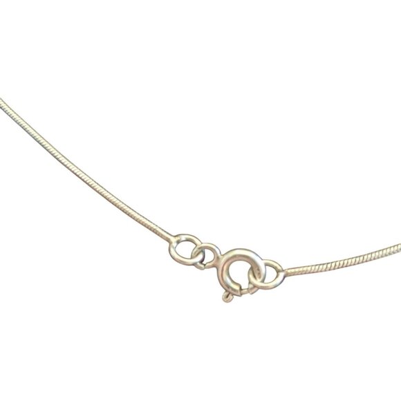 Sterling Silver 925 Necklace Amber Pendant Three Multicolor Amber Stones 16-Inch - Picture 10 of 11